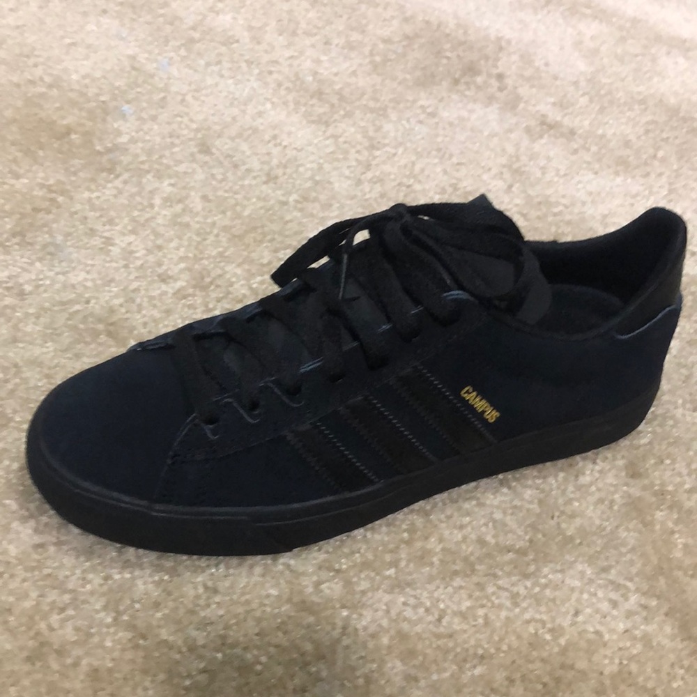 Size 9.5/10.5/12 Adidas Campus all black